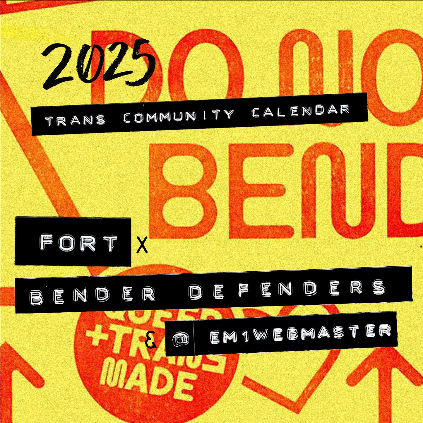 FORT Trans Community Calendar 2025